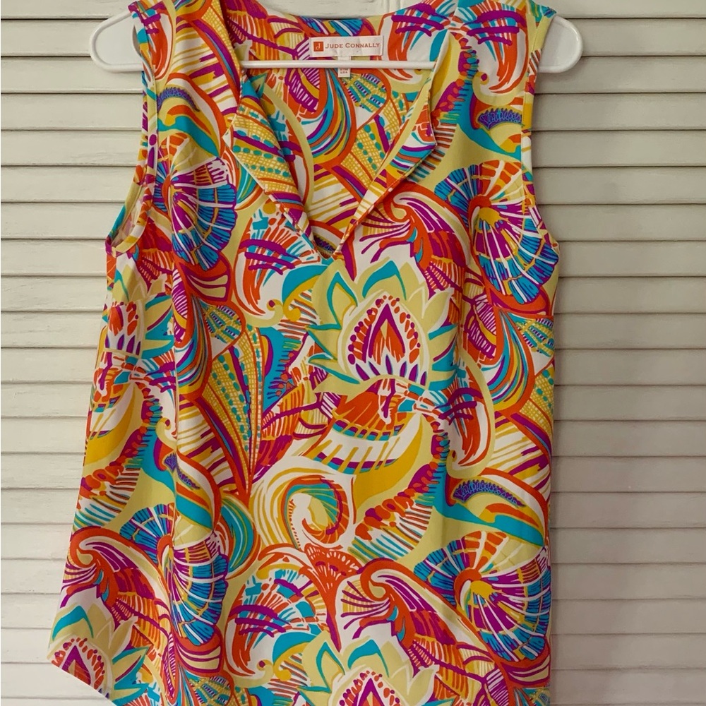 Jude Connally Vibrant Sleeveless Blouse